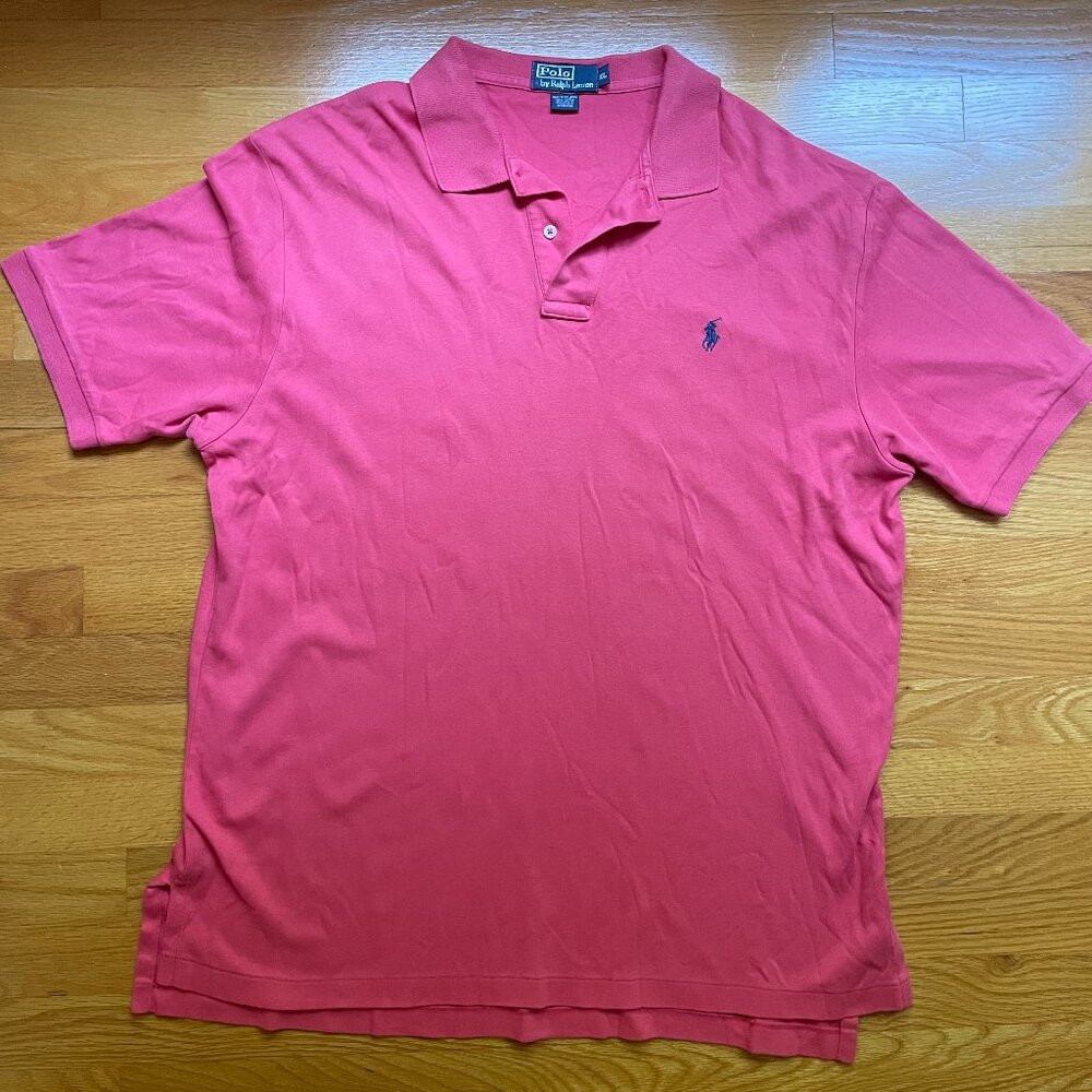 Polo Ralph Lauren Mens Pink Polo Shirt